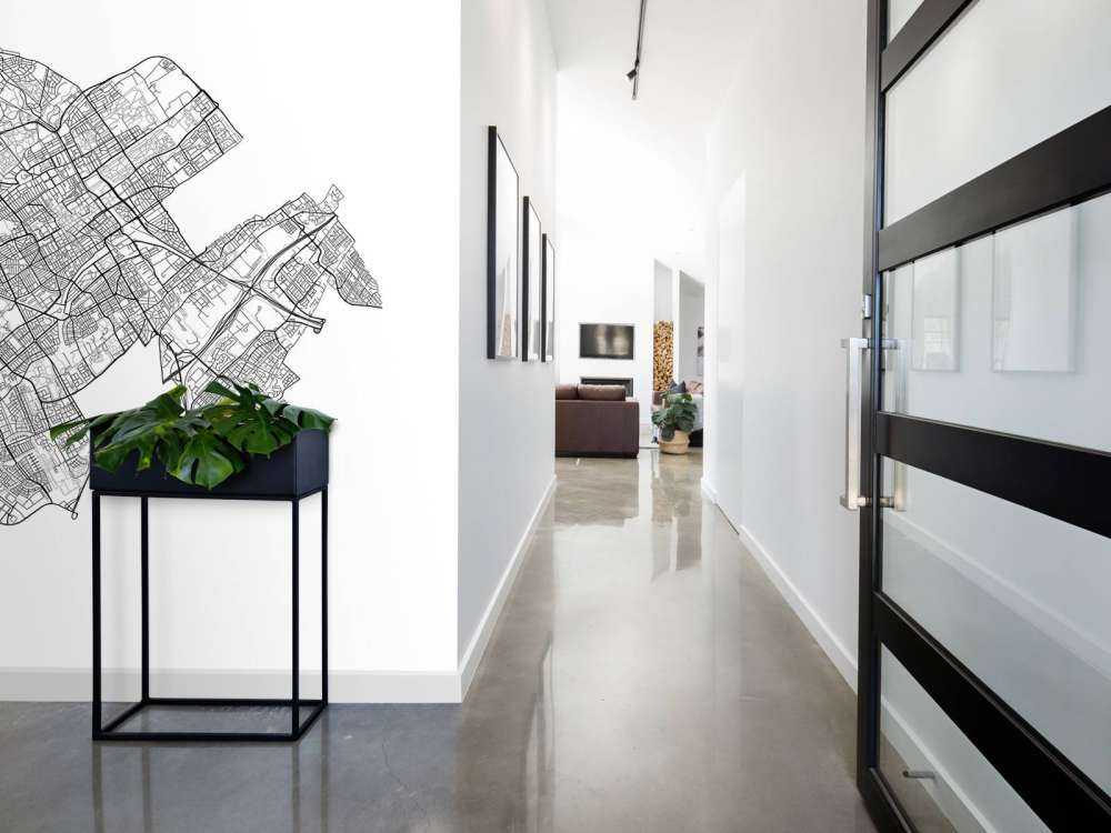 Carte de La Haye, blanc