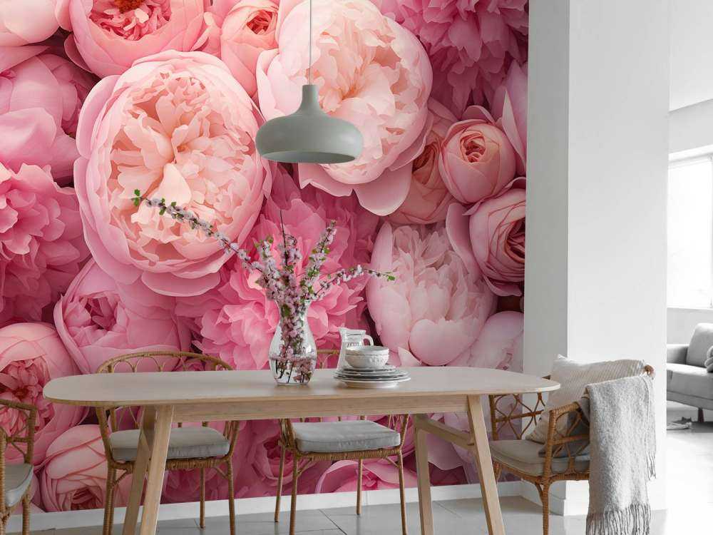 Blossom cascade floral spring pastel pink