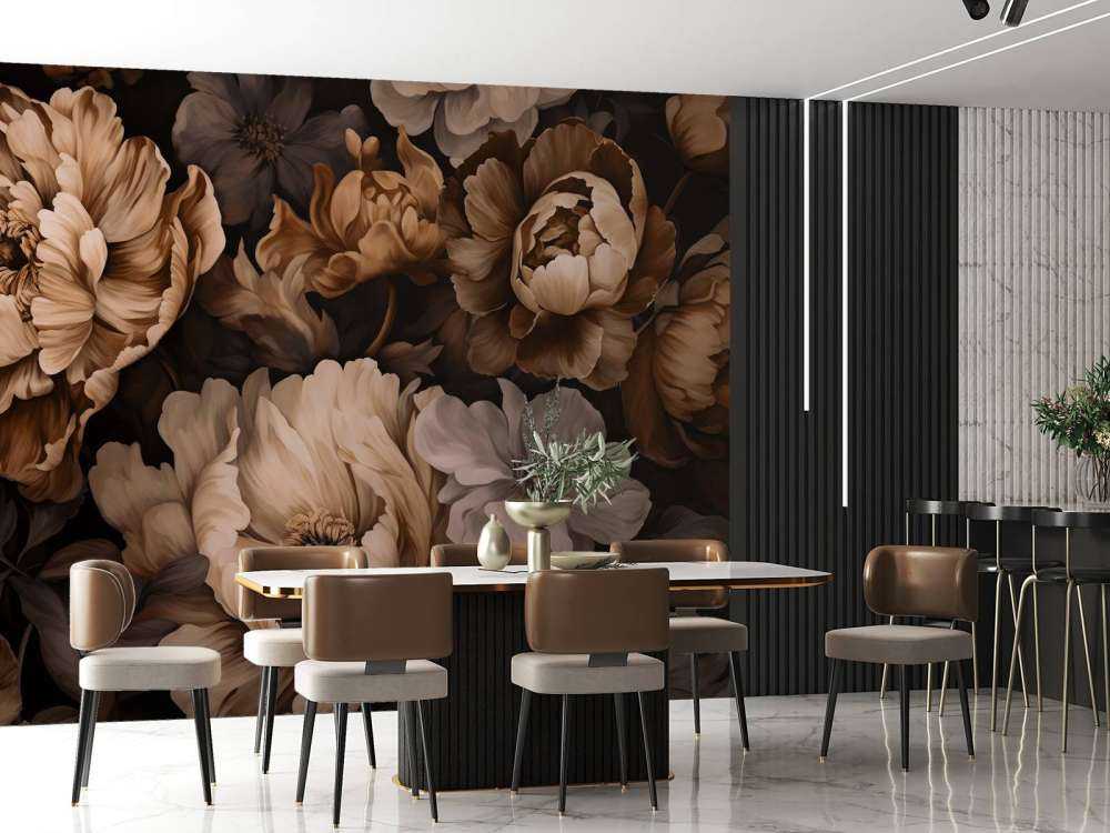 Regency vibe floral opulence amber elegance