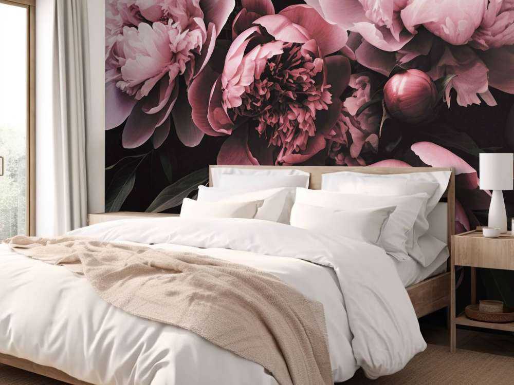 pivoines opulentes fleurs romantiques rose pastel