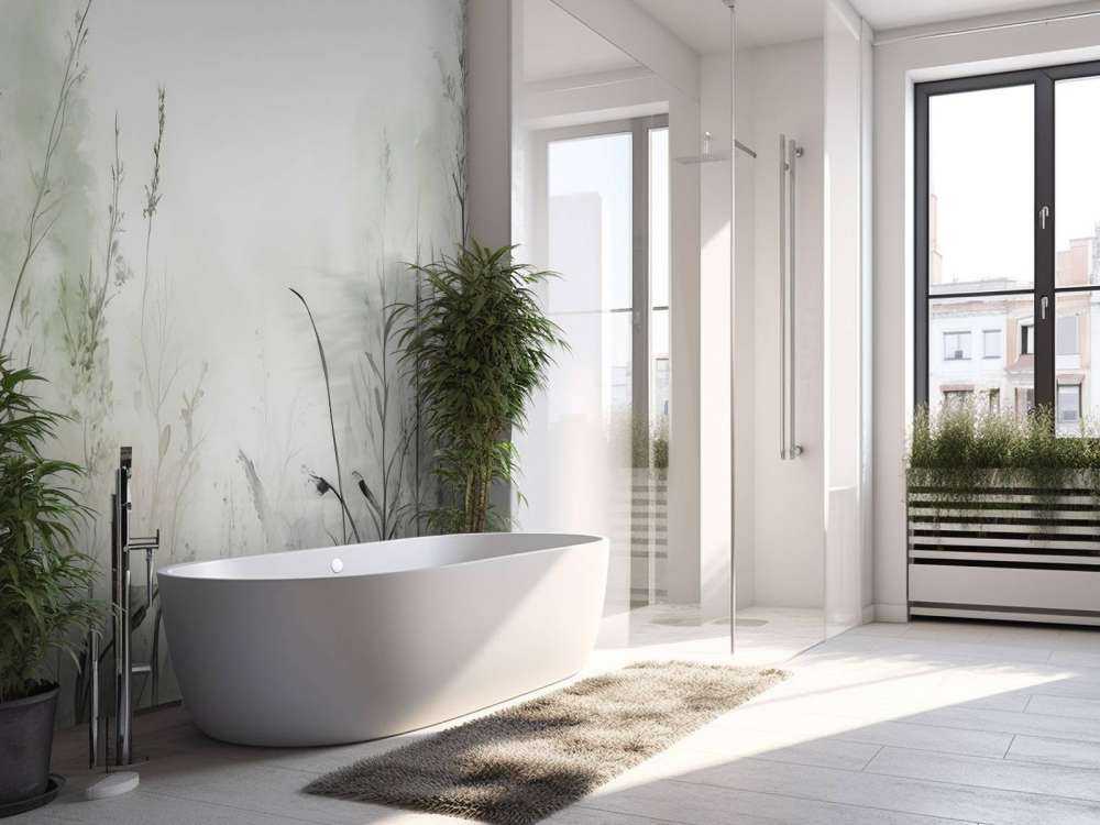 Silence du matin Brumeux Blanc