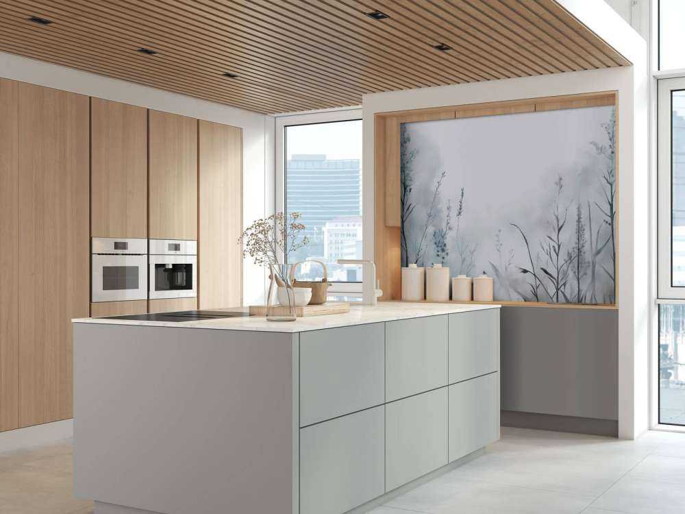 Silence du matin Doux Bleu