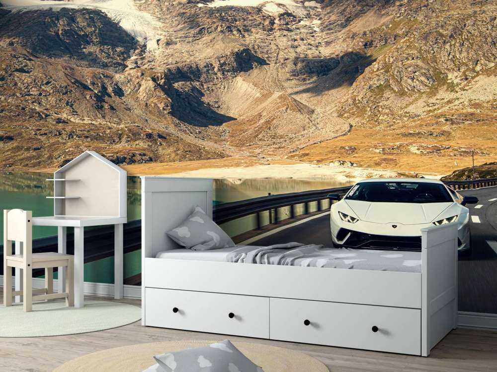 Lamborghini Huracán dans les montagnes