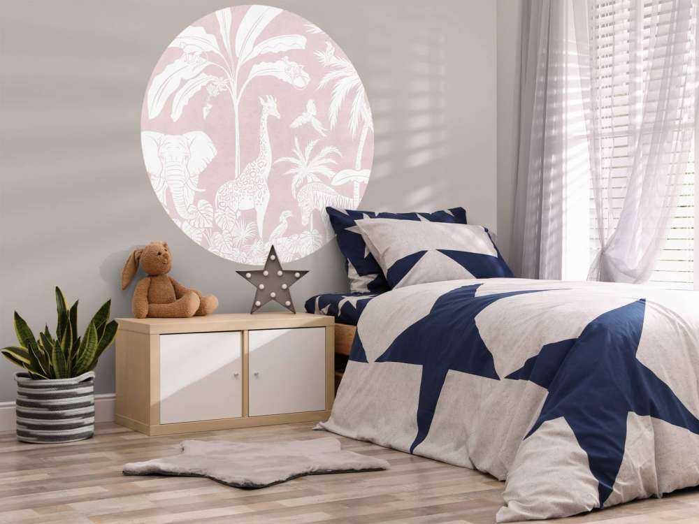 Jungle Monochrome - Rose