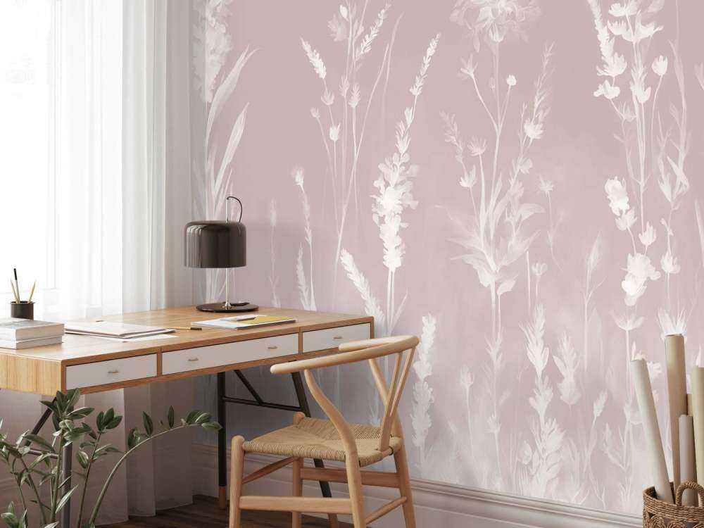 Lavande Clair Seamless Rose Poudré