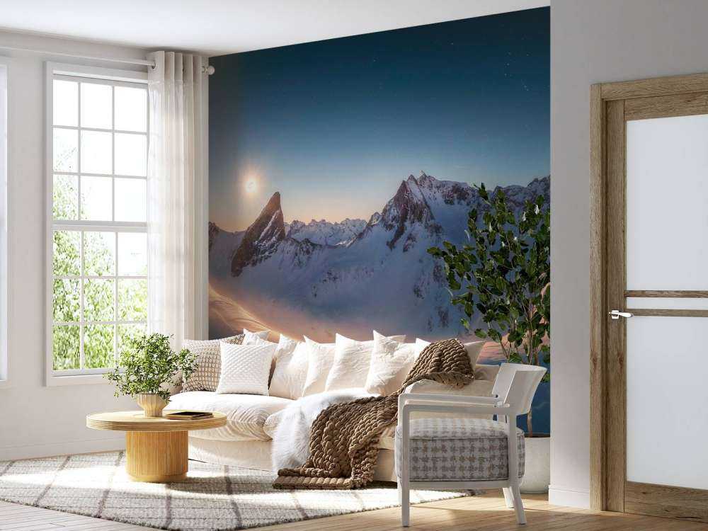 Lumière de lune sur un col silencieux