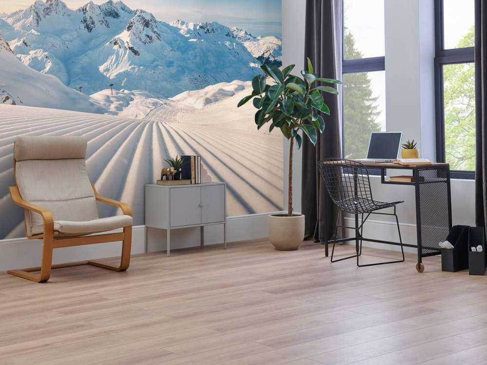 Aube sur des pistes fraîches