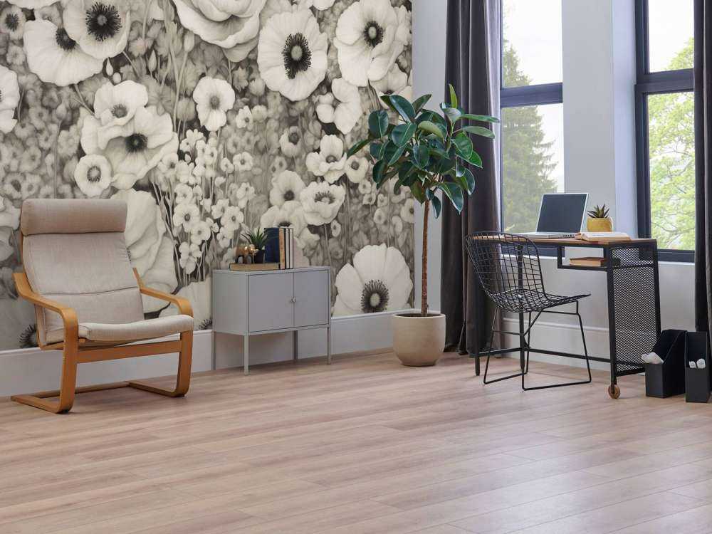 Conte de pavot monochrome vert foncé