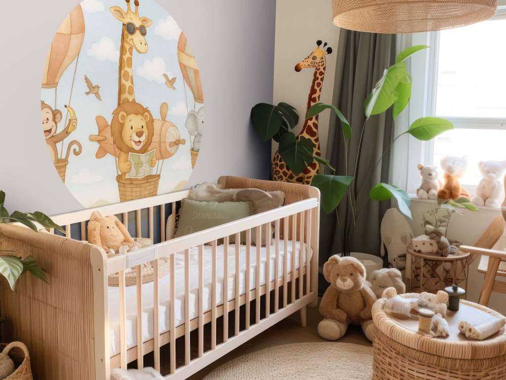 Aventure aérienne avec des animaux joyeux