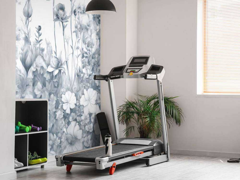 Fleurs de mon âme sans couture - bleu