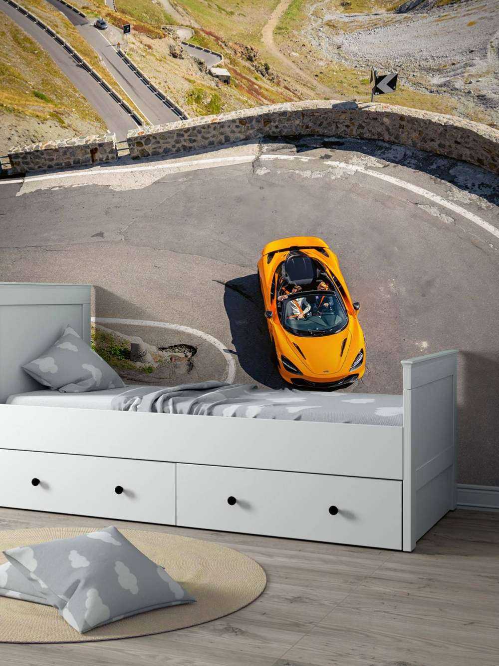 McLaren sur le Stelviopas - couleur