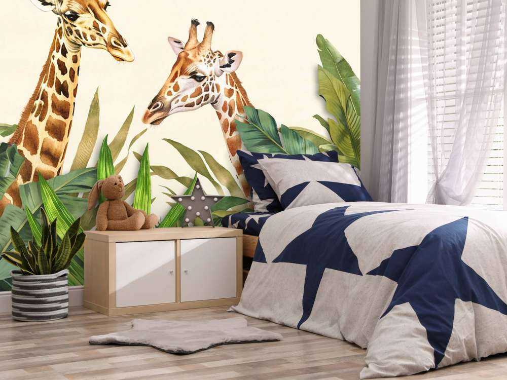 Paradis des girafes et de la faune exotique