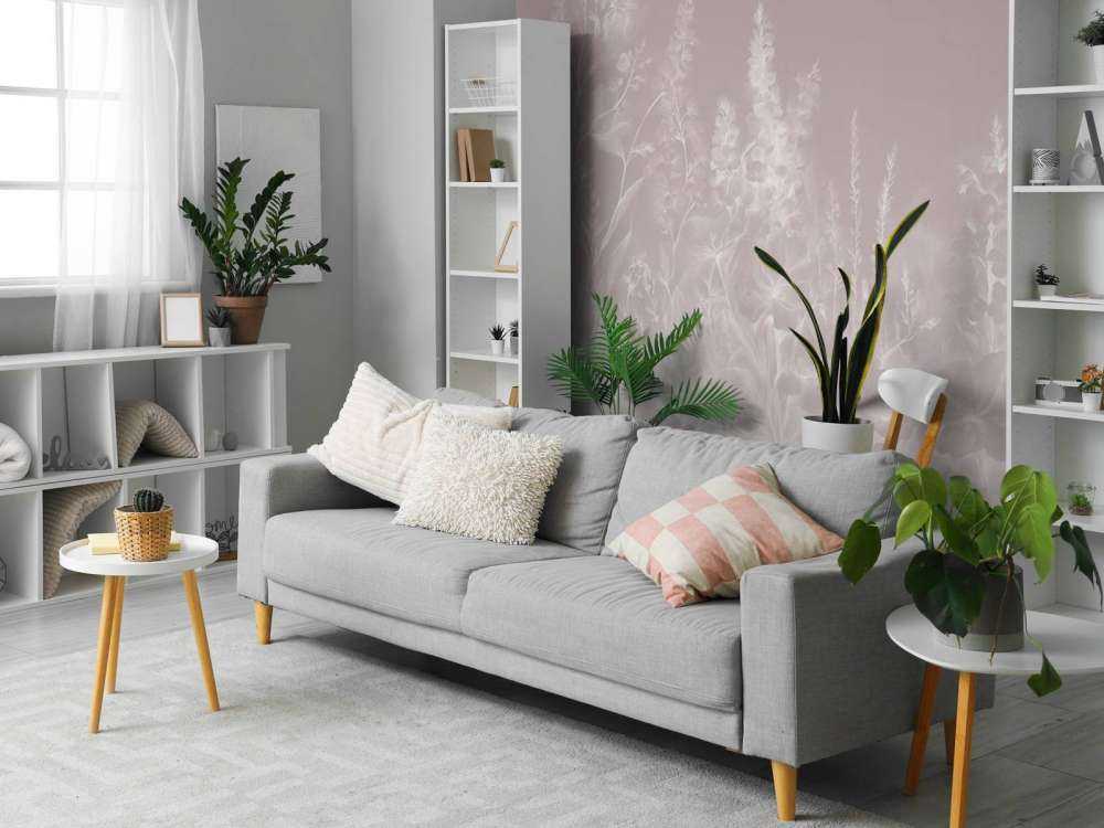 Jardin anglais tendre - rose