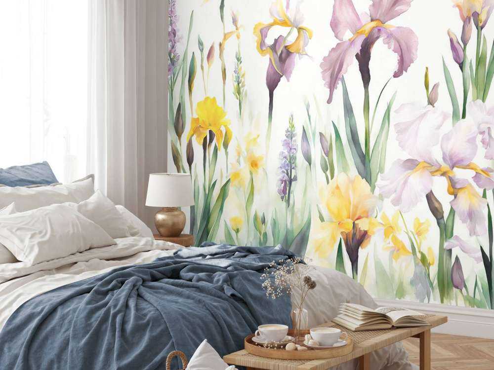 Joyeux printemps bleu ciel