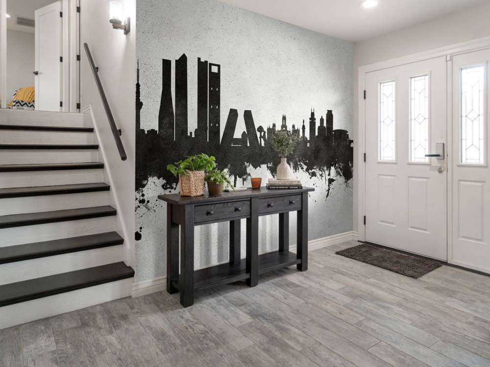 Aquarelle skyline, Madrid