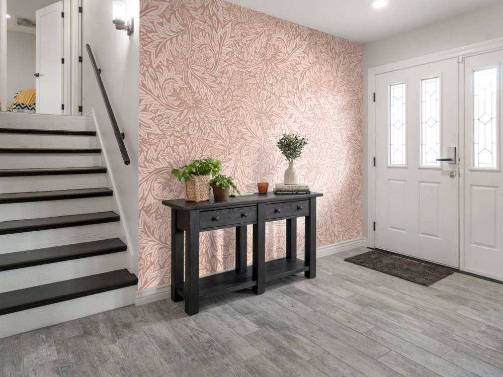 Morris Florals & Leaves - terracotta