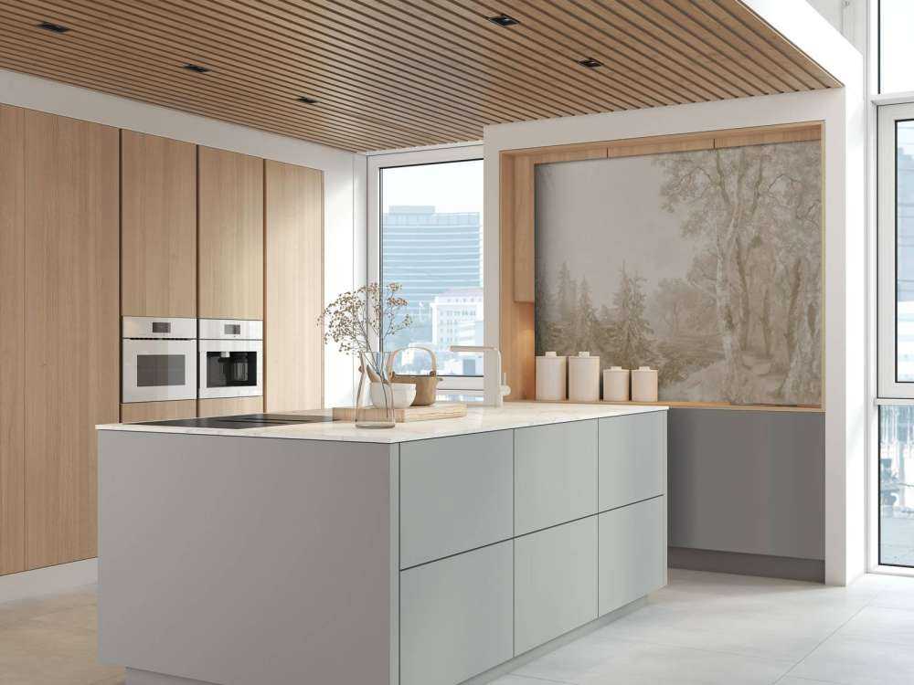 Paysage forestier beige #1