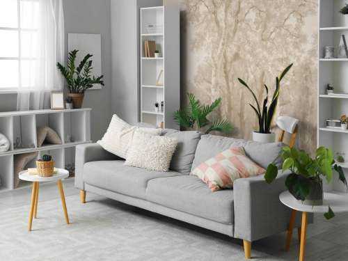 Paysage forestier panorama beige