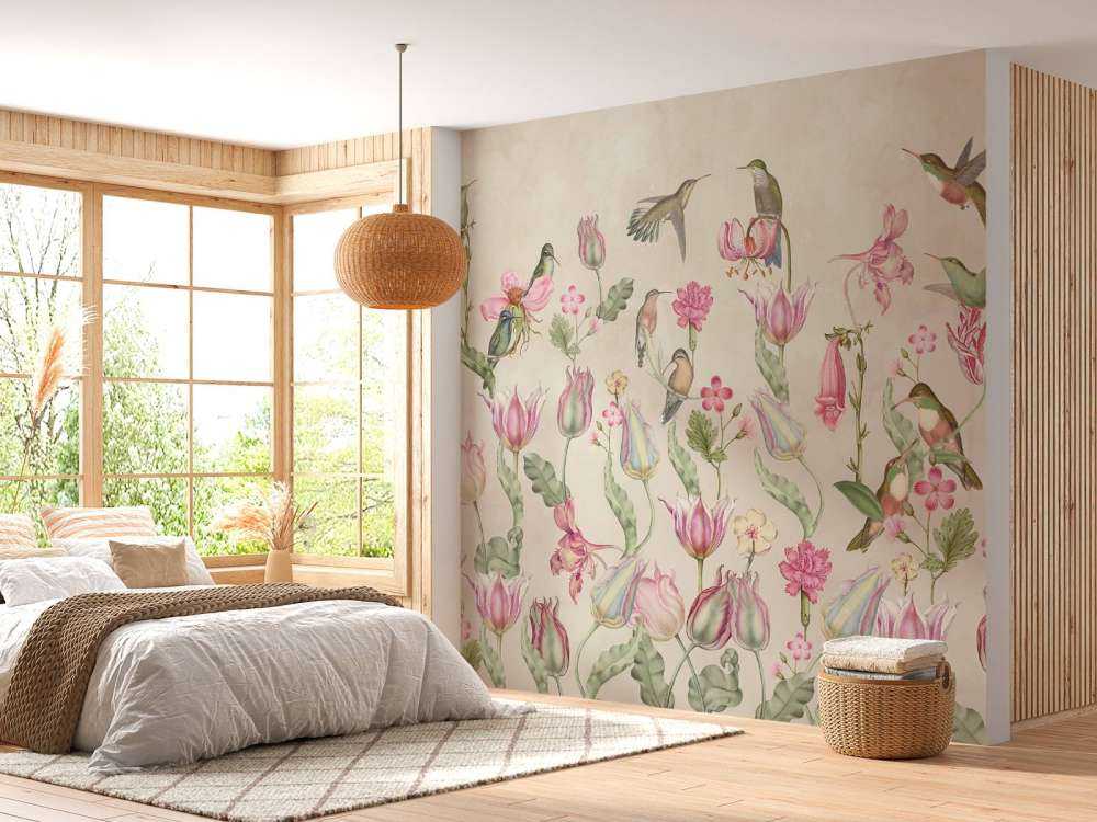 Symphonie de tulipes colibri