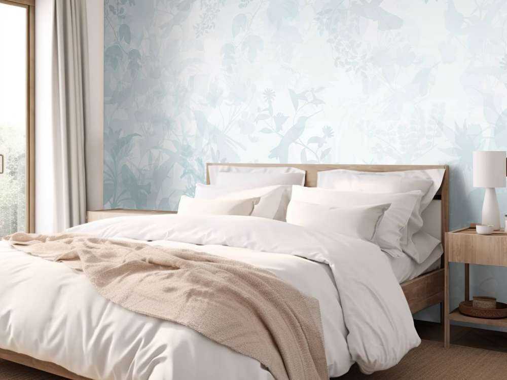 Symphonie de jardin en bleu