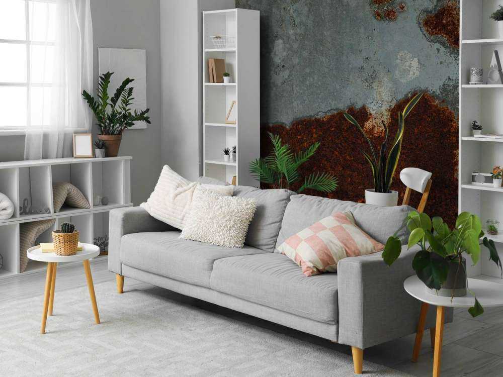 Structure rouillée métal