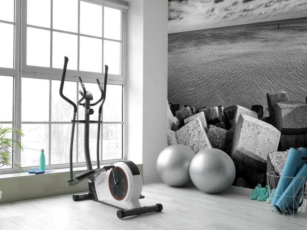 Des blocs de béton pour le port de Cadzand-Bad 