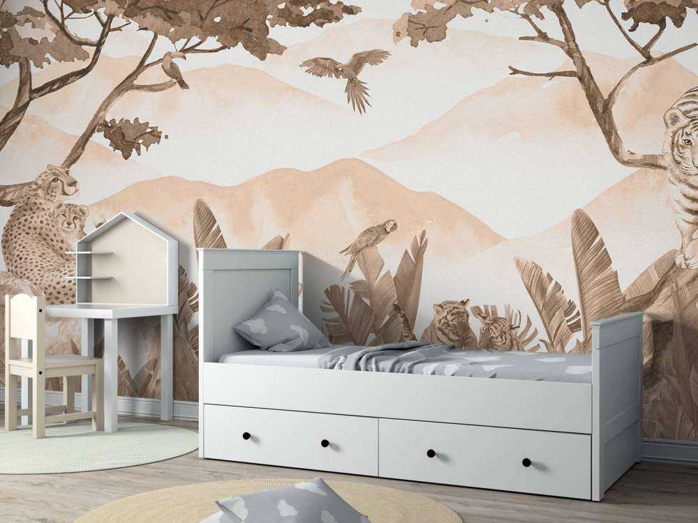 Prédateurs dans la jungle taupe