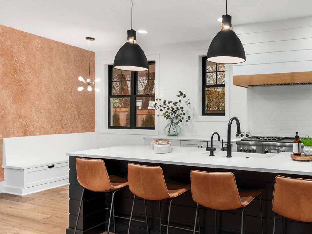 Marbre couleur terre cuite