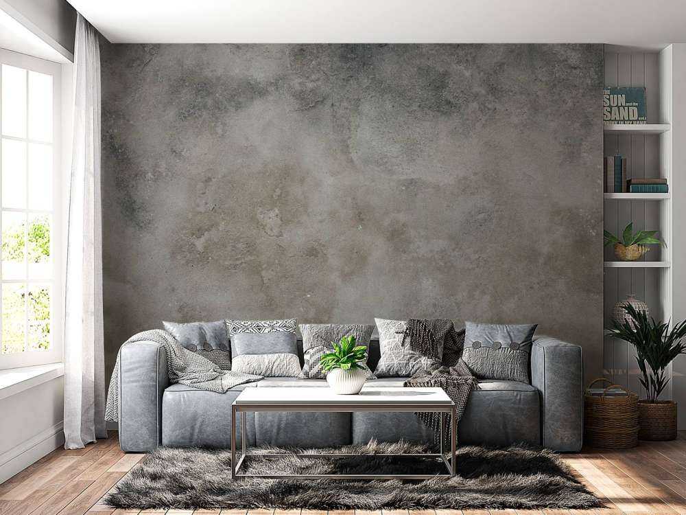 Vieux mur en plâtre altéré