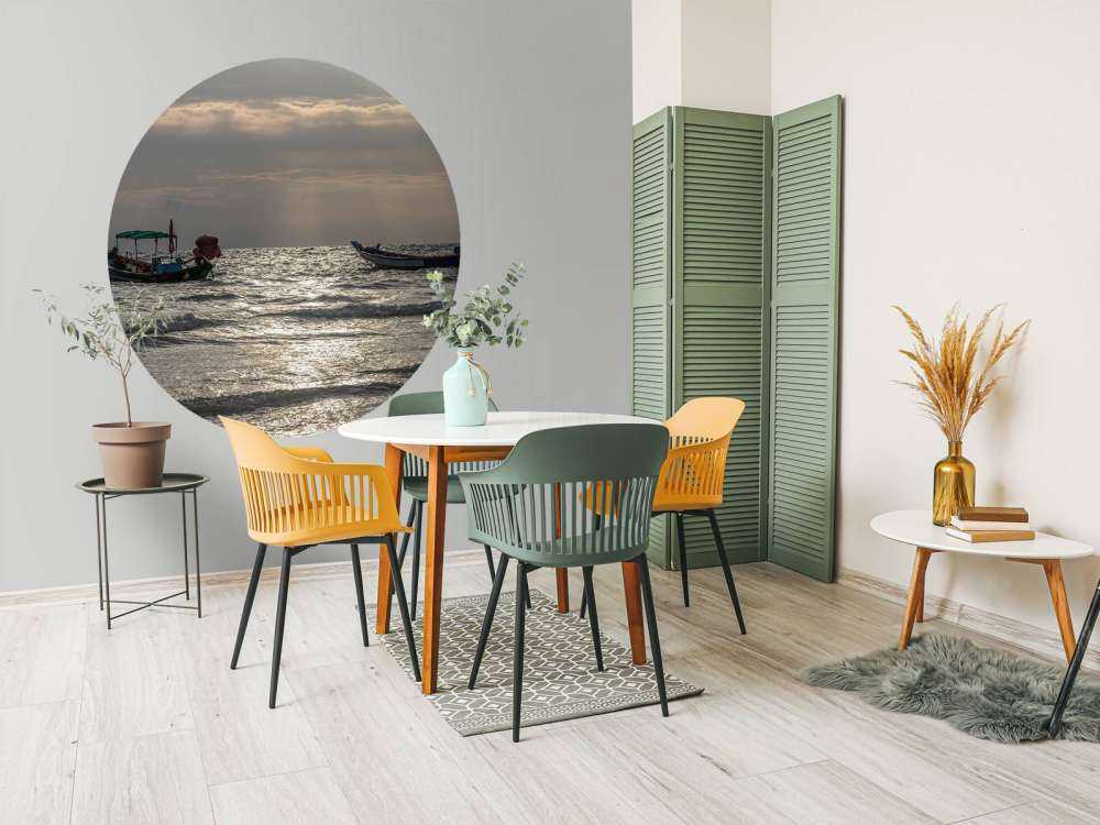 La nuit tombe Île Kho Pipi (Thaïlande)