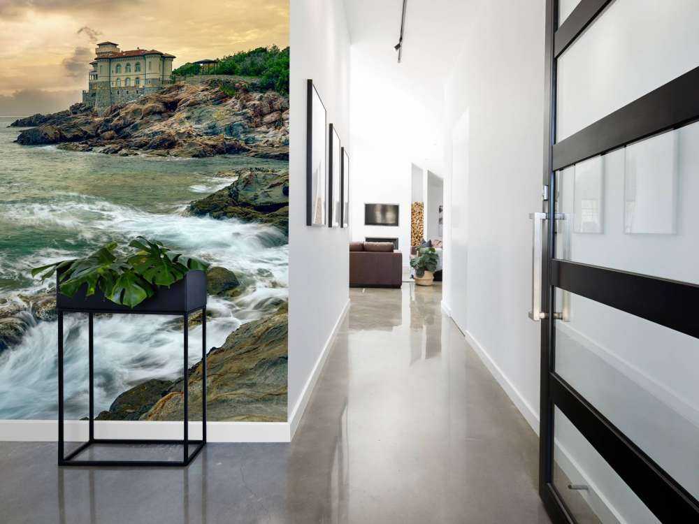 Vieux château sur la côte