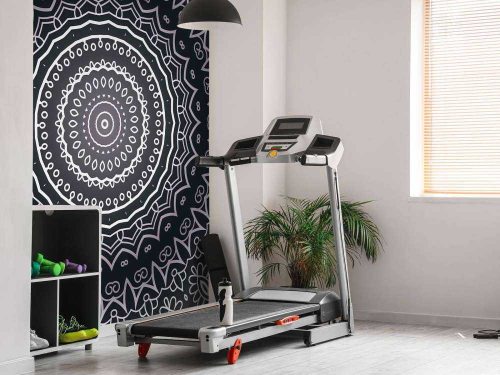 Grey mandala