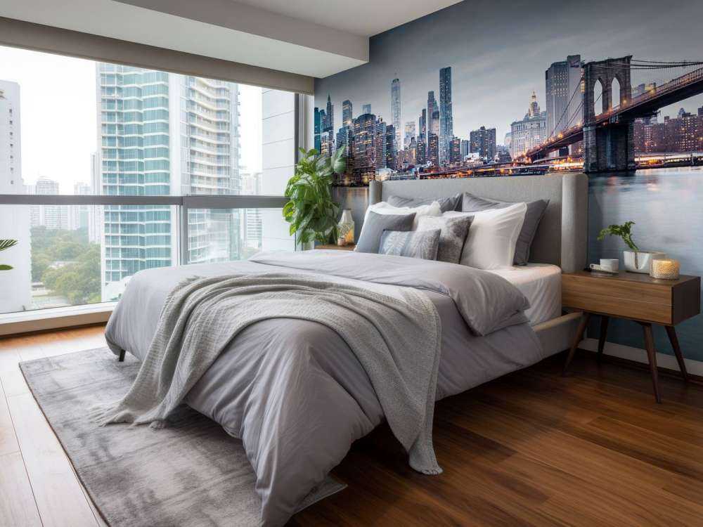 Coucher de soleil de New York