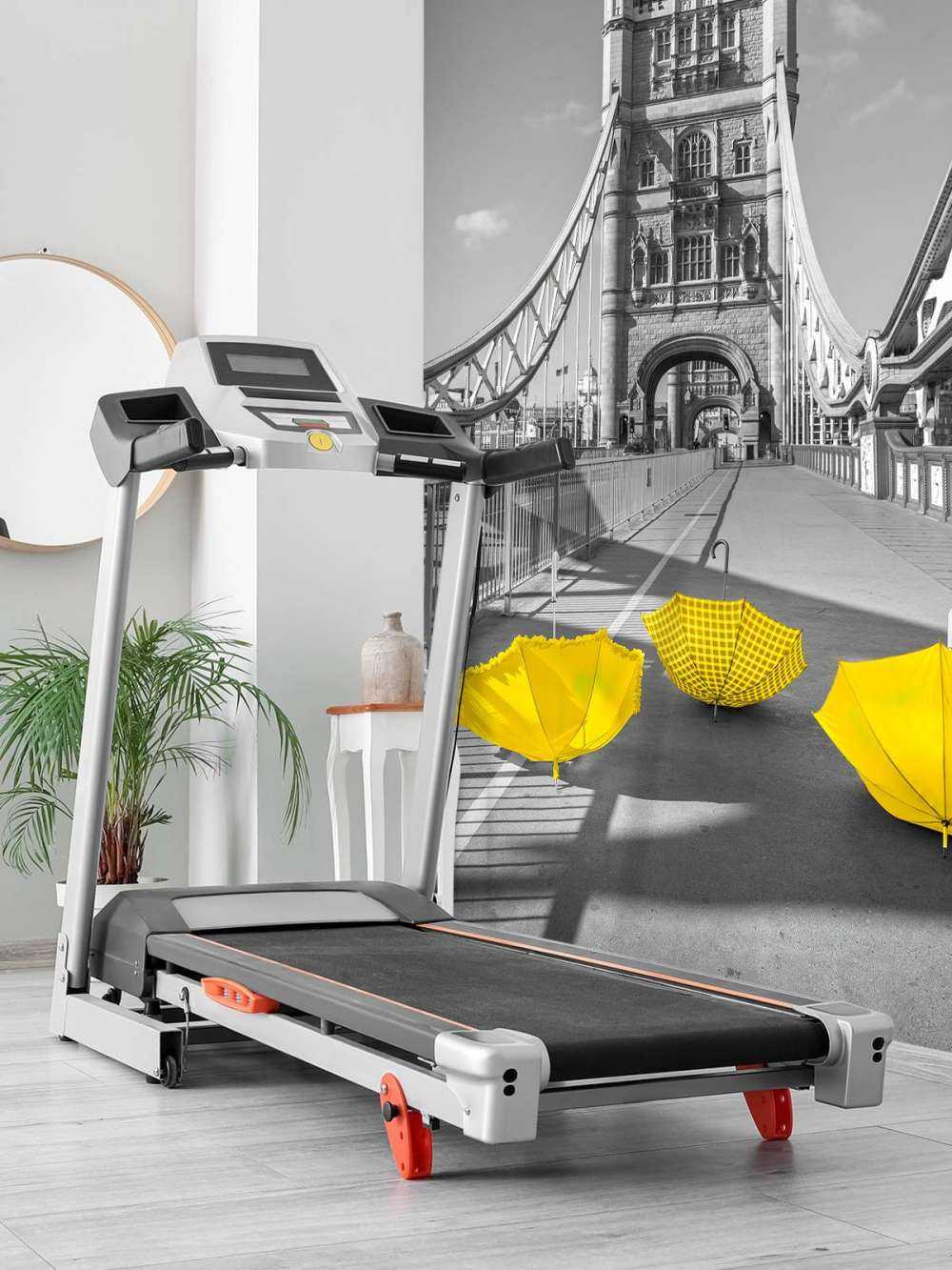 Parapluies jaunes sur le Tower bridge