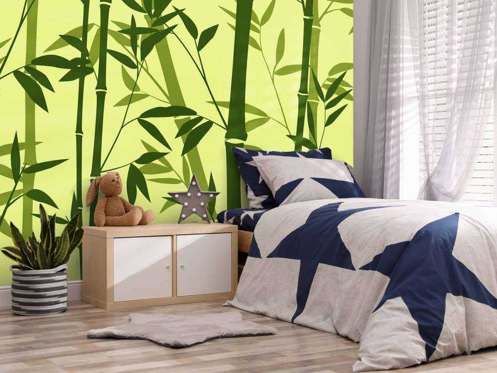 Illustration d'une forêt de bambous