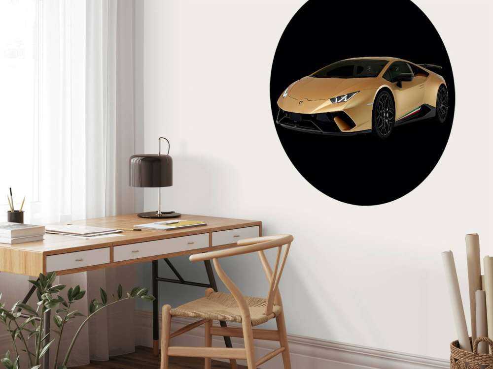 Lamborghini Huracán - Avant droit, noir