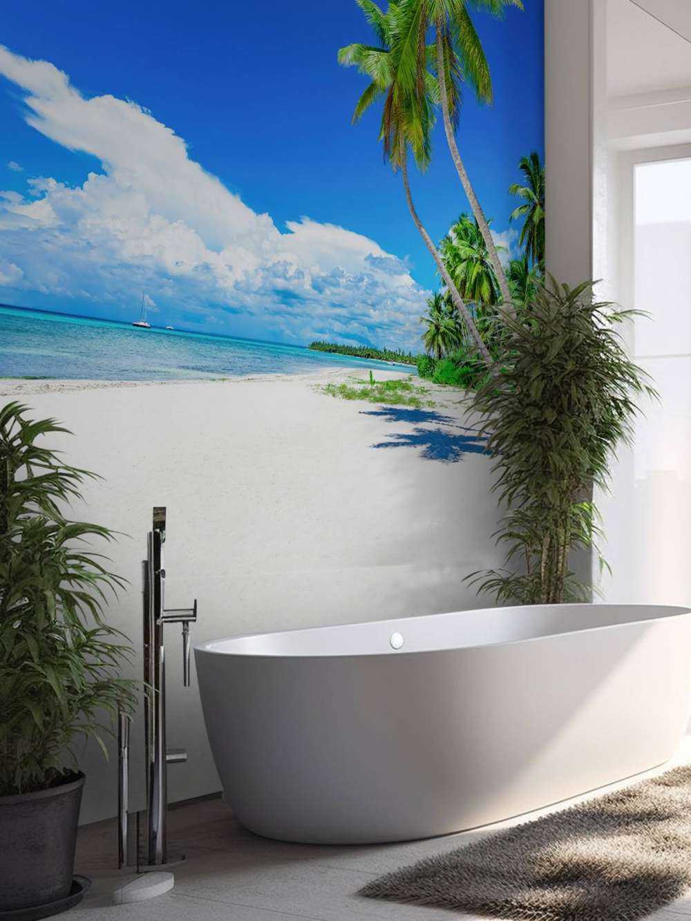 Une plage tropicale paradisiaque