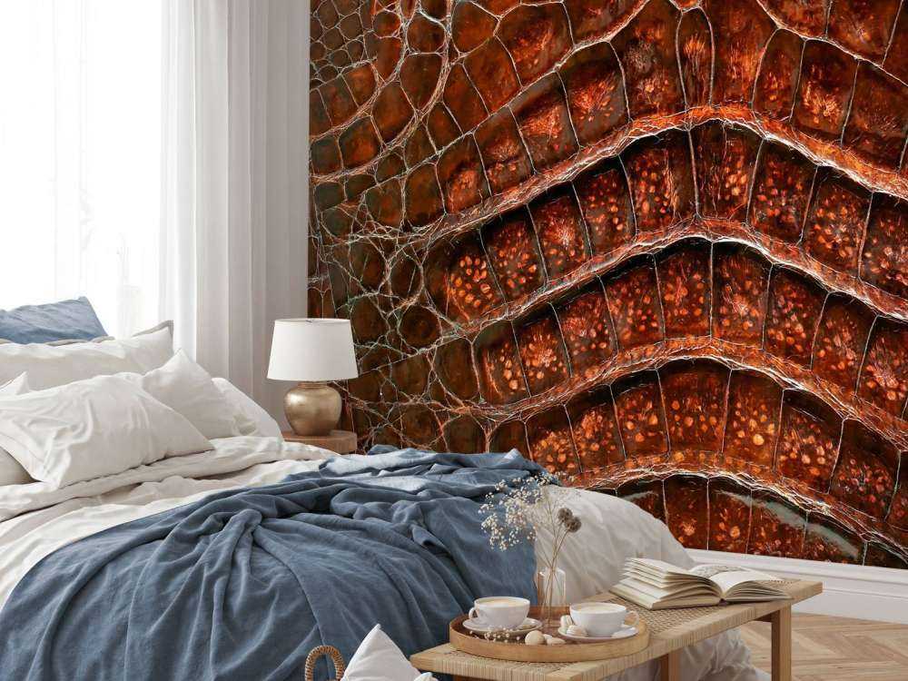 Texture de la peau de crocodile