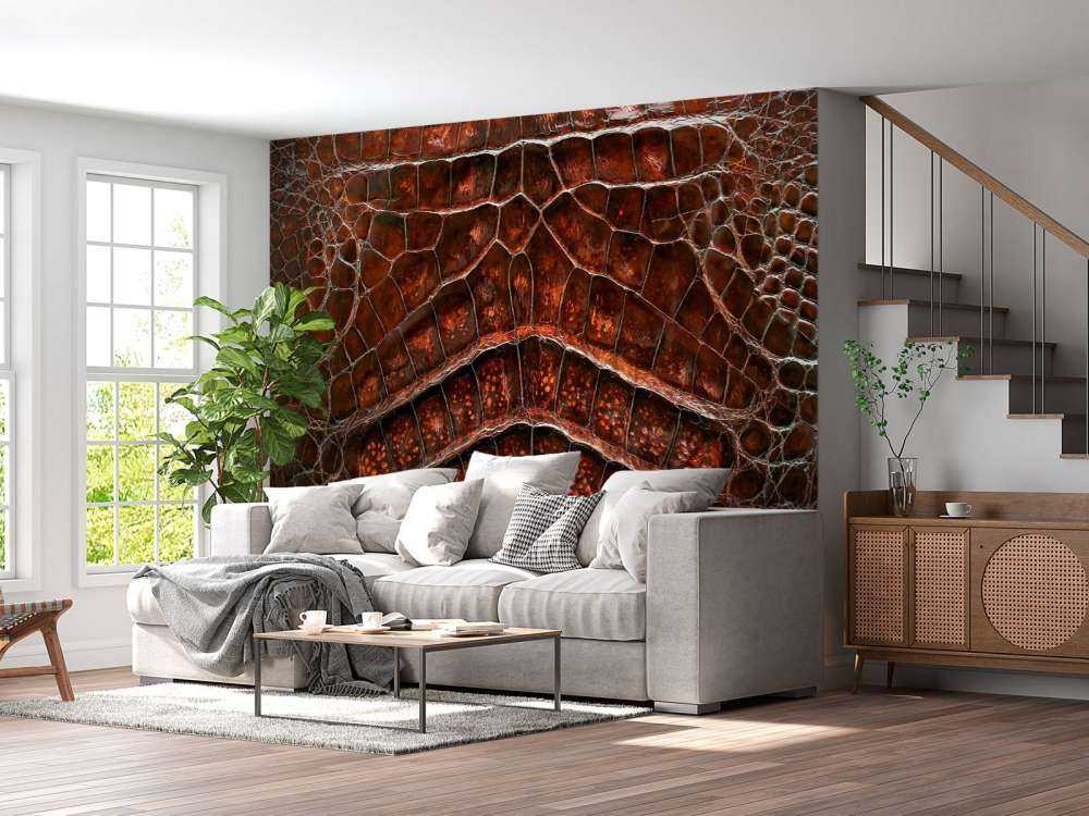 Texture de la peau de crocodile