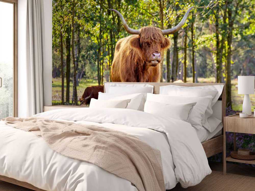 Les Highlands dans une réserve naturelle