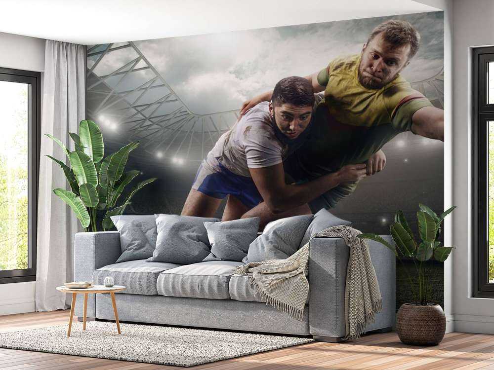 Les joueurs de rugby