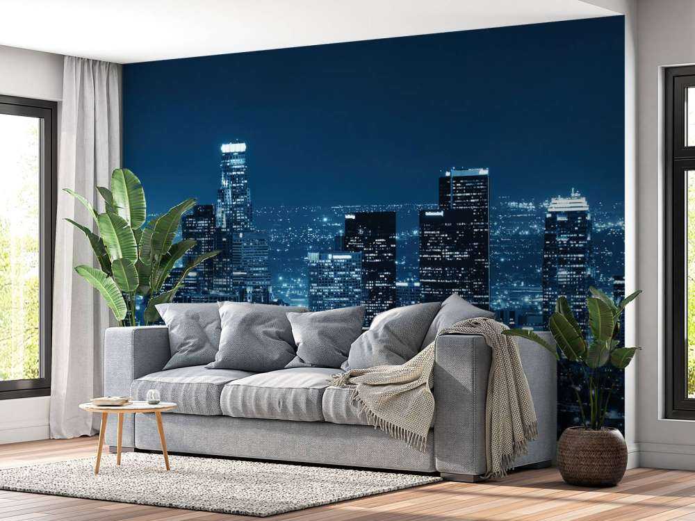 Ligne d'horizon bleue