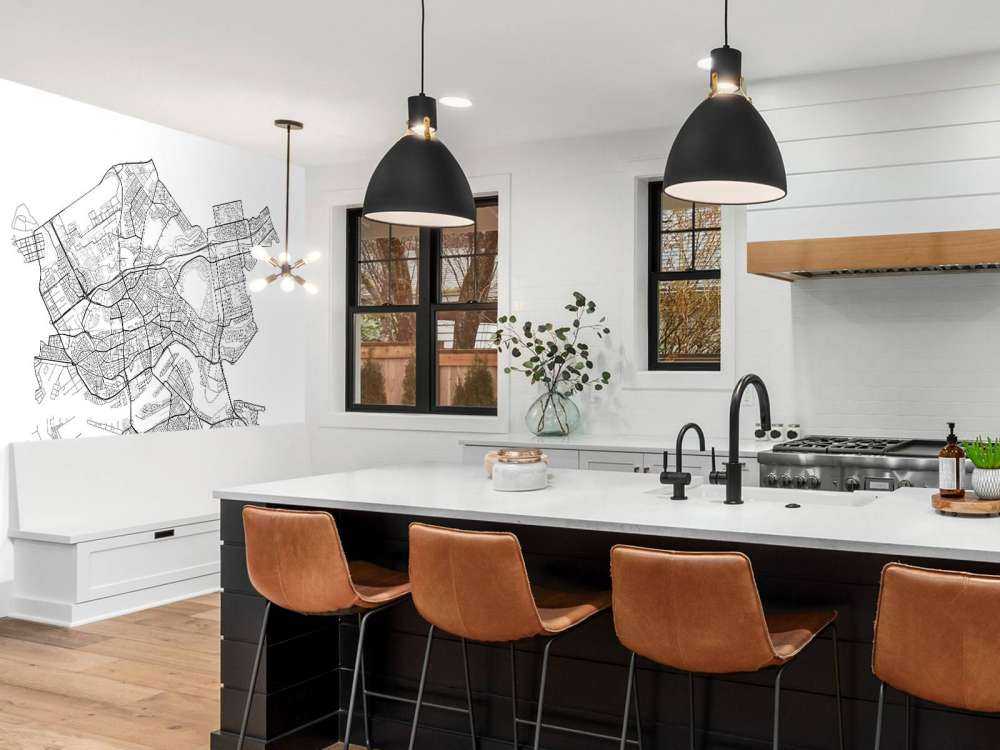 Carte de Rotterdam, blanc