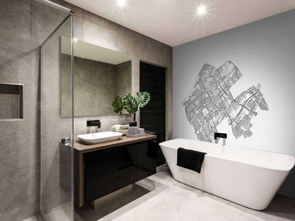 Carte de La Haye, blanc