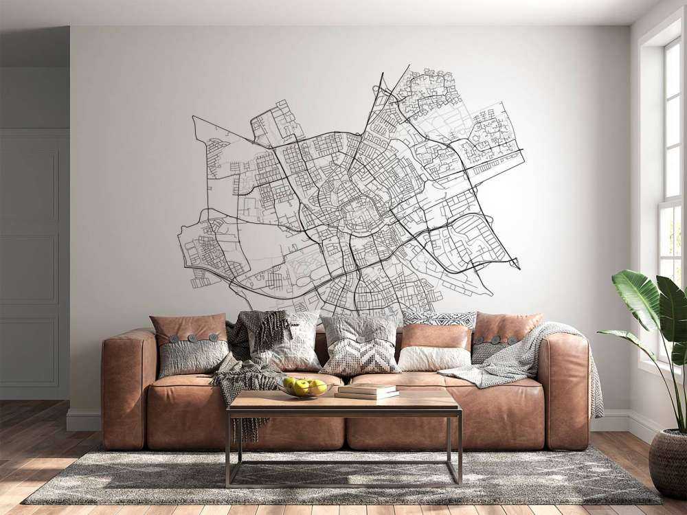 Carte de Groningen, blanc