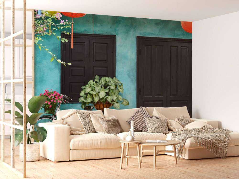 Vieux vélo près d'une maison