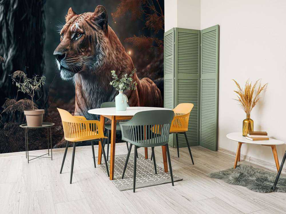 Illustration d'un lion