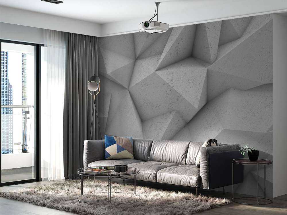 Béton 3D forme angulaire