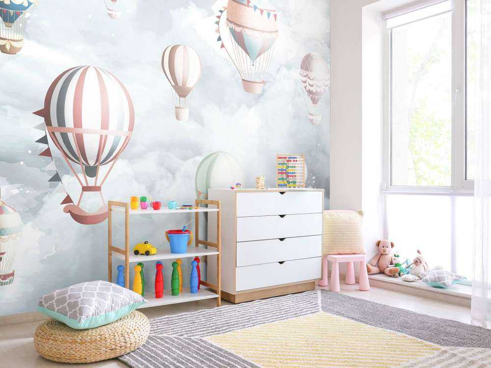 Dans les nuages bleus