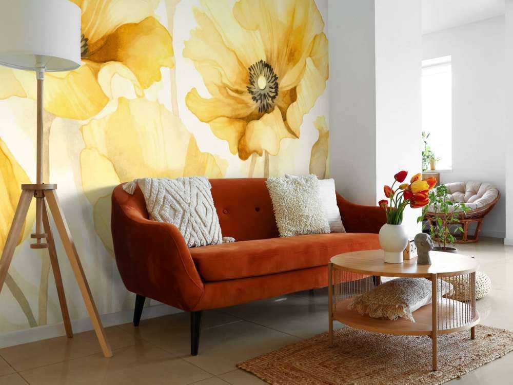 Poppy petal summer serenade yellow